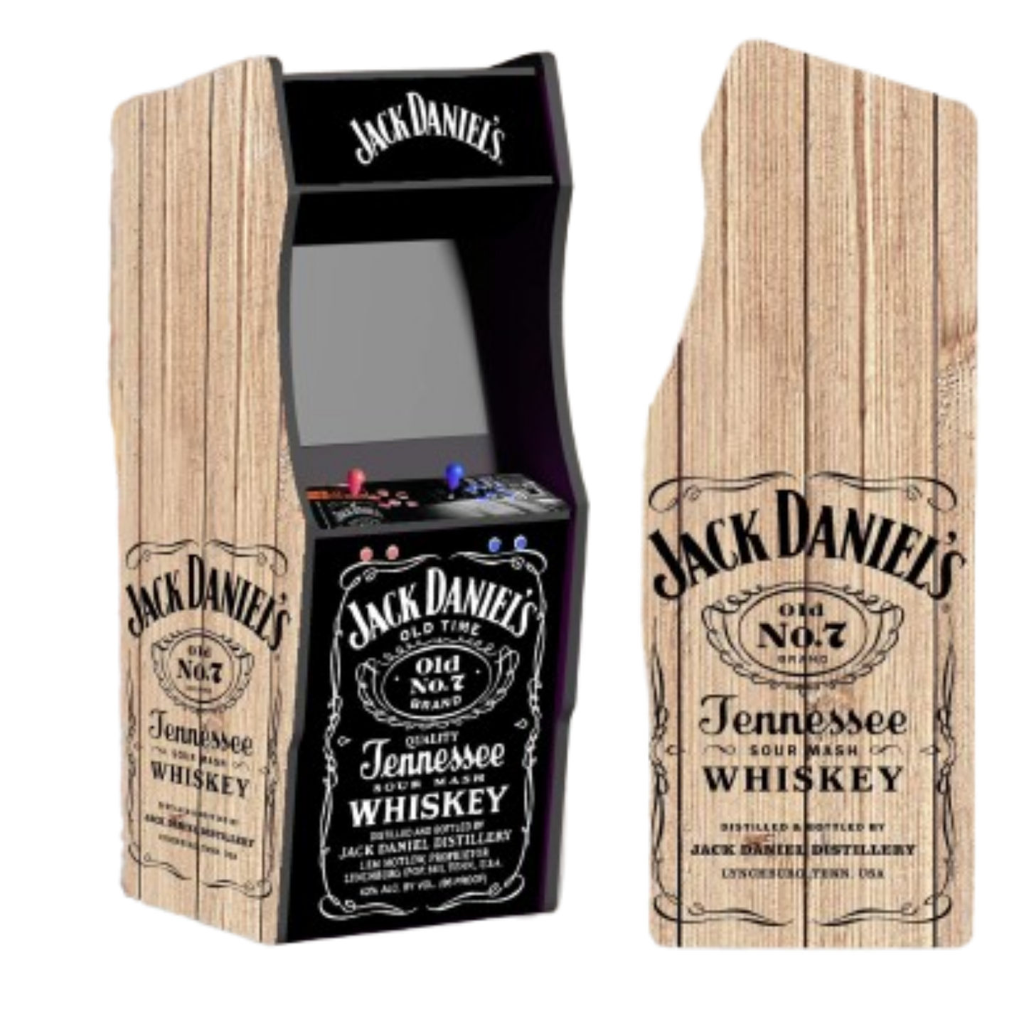 Borne d’arcade Jack Daniel's Bois
