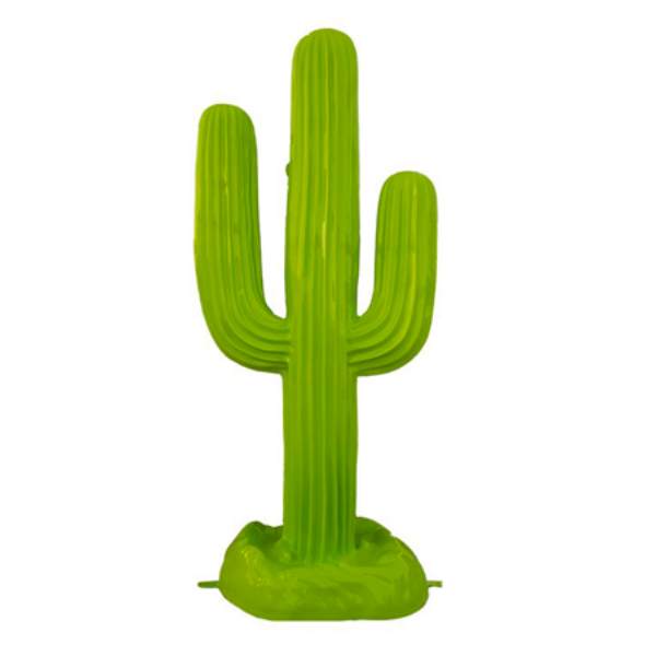 Resine Sculpture Cactus Grande Vert Pomme LOUVAN - S&C