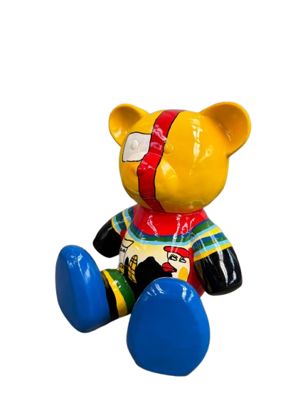 Resine Sculpture Ours 35CM Picasso SEZAM - S&C
