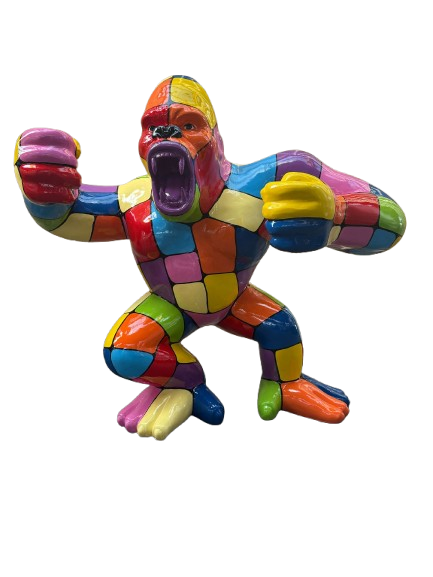 Resine Sculpture Gorille 190CM Puzzle ILIAN - S&C