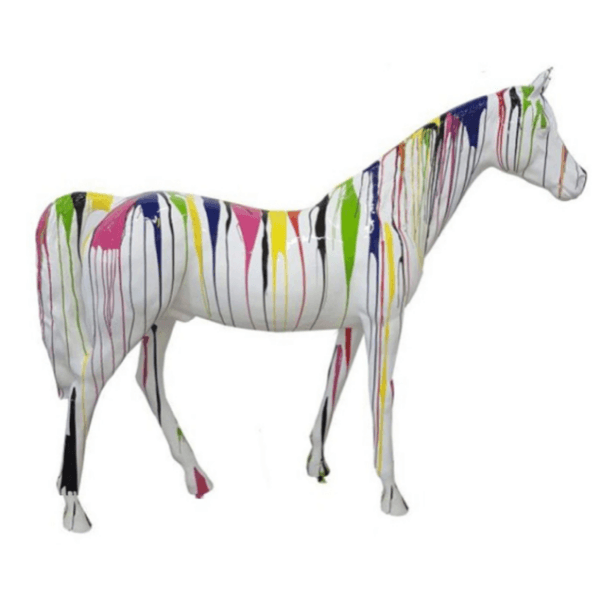 Resine Sculpture Cheval 210CM Multicolore AELIUS - S&C
