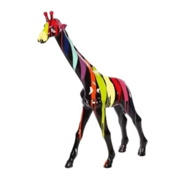 Resine Sculpture Girafe 150CM Multicolore NELVIA - S&C