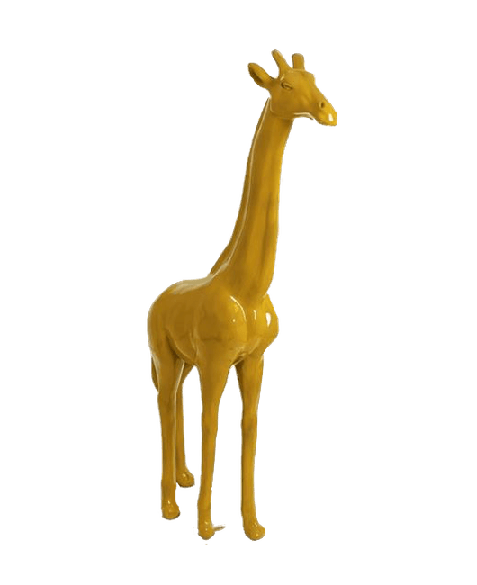 Resine Sculpture Girafe 210CM Jaune DIMAR - S&C