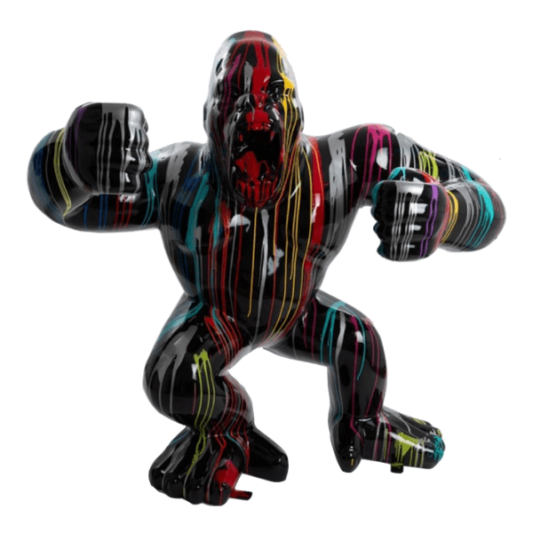 Resine Sculpture Gorille 190 CM Multicolore JALMIR - S&C