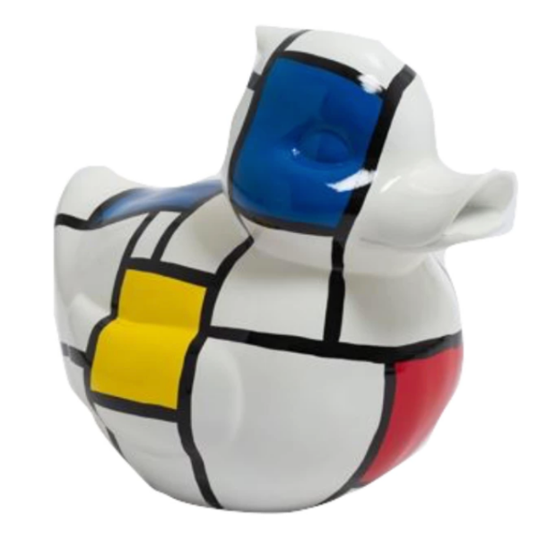 Resine Sculpture Canard 45cm Multicolore ELDAN - S&C