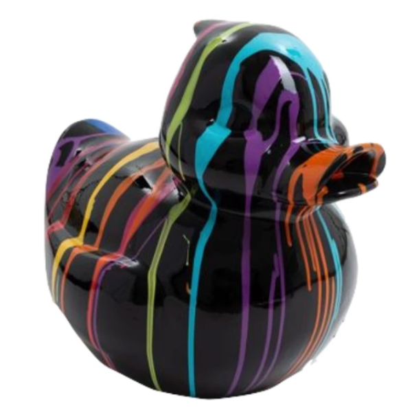 Resine Sculpture Canard 45CM Multi Coulure NOLAN - S&C