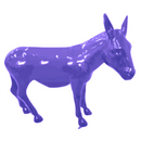Resine Sculpture Ane Grande Violet ALOIS - S&C