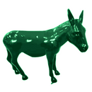 Resine Sculpture Ane Grande Vert ELOREN - S&C