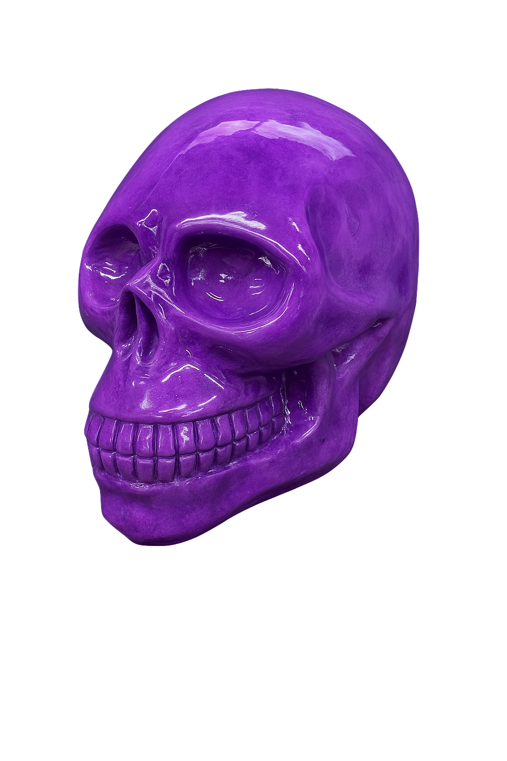 Resine Sculpture Crane 60CM Violet ARTUS - S&C