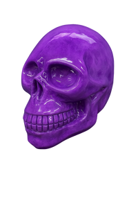 Resine Sculpture Crane 60CM Violet ARTUS - S&C