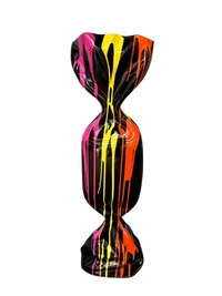 Resine Sculpture Bonbon Noir 100cm - S&C
