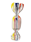 Resine Sculpture Bonbon Blanc 100cm - S&C