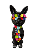 Resine Sculpture Chat 80CM Multi Noir JUM - S&C