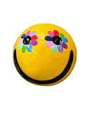 Resine Sculpture Smiley Fleurs  50cm - S&C