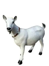 Resine Sculpture Chevre 60cm Nature ROLAN - S&C