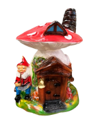 Resine Sculpture Maison Champignon 80cm- S&C