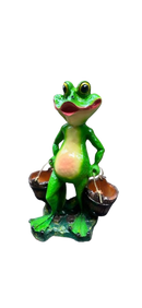 Resine Sculpture Grenouille Seau  45cm - S&C