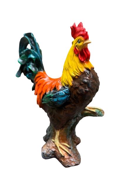 Resine Sculpture Coq 45cm- S&C