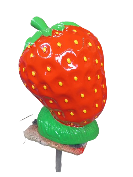 Resine Sculpture Fraise 80cm- S&C