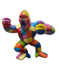 Resine Sculpture Gorille 190CM Puzzle ILIAN - S&C