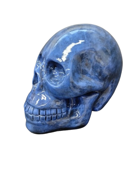 Resine Sculpture Crane 60CM Bleu BLOOM - S&C