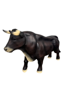 Resine Sculpture Taureau 100cm Nature MINEA - S&C