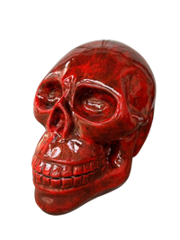 Resine Sculpture Crane 60CM Rouge ADAM - S&C