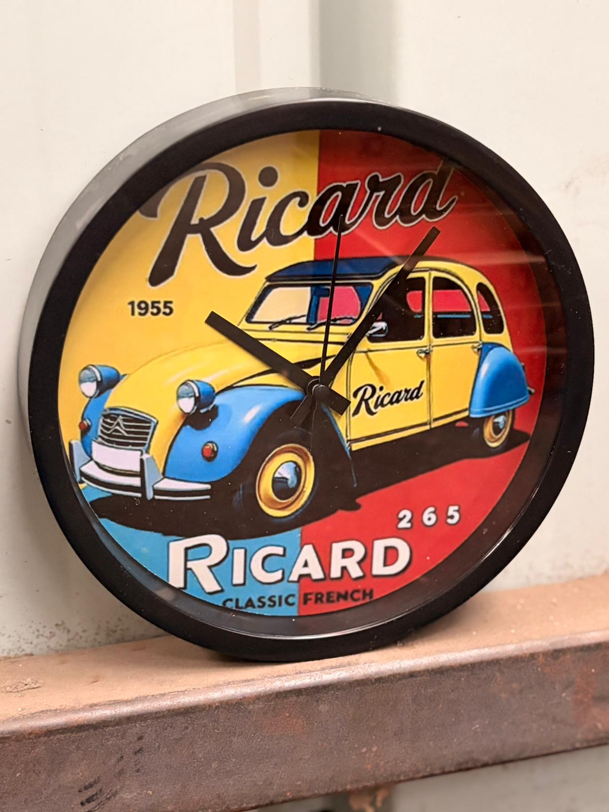Horloge décorative Ricard – Design iconique & esprit vintage