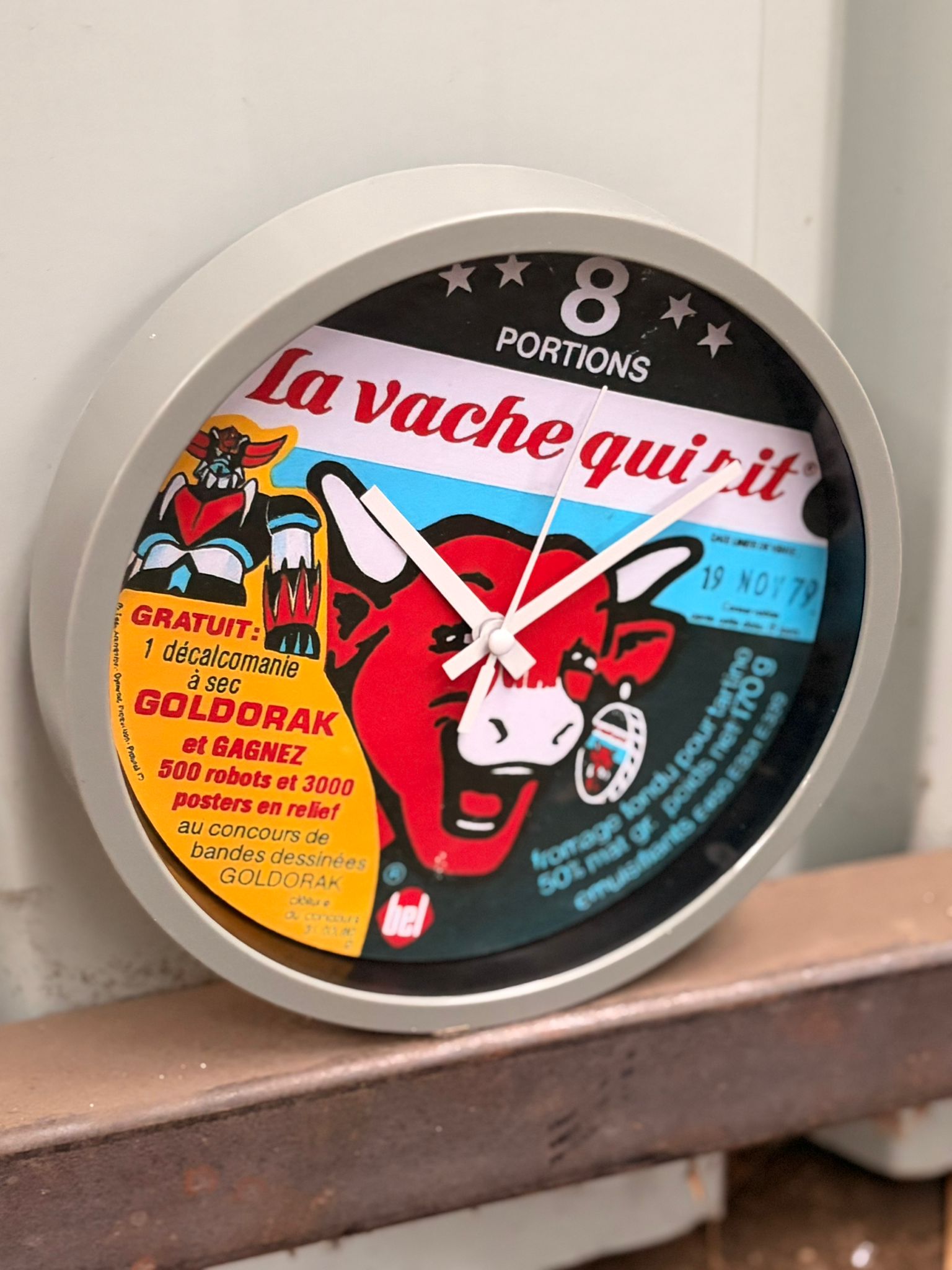 Horloge décorative Vache – Design iconique & esprit vintage