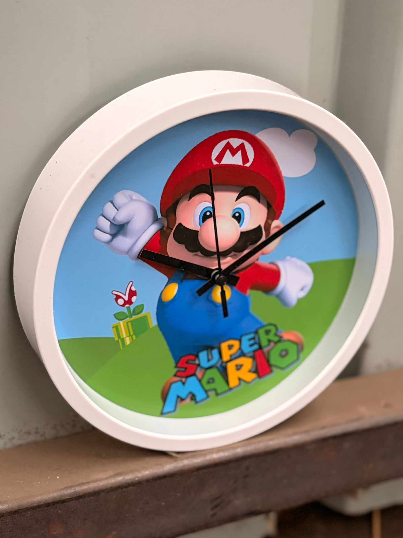 Horloge décorative Mario – Design iconique & esprit vintage