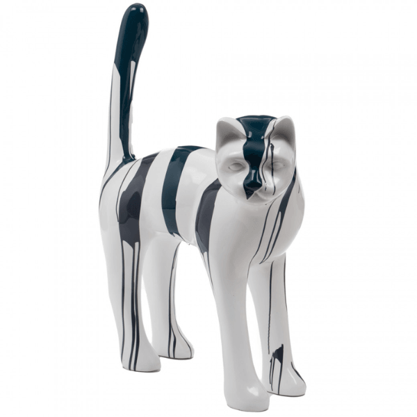 Resine Sculpture Chat 105 CM Noir ELDOR - S&C