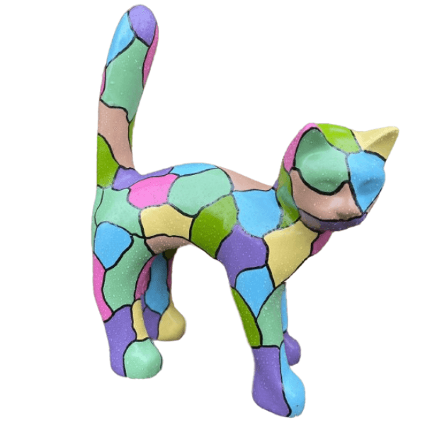 Statue Chat Animaux Resine - 105cm - Smarties - ANIMAUX-RESINE
