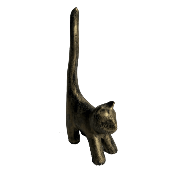 Resine Sculpture Chat 205CM Bronze IVALDO - S&C