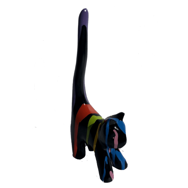 Resine Sculpture Chat 205CM Multicolore NOZAR - S&C