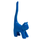 Statue Chat Animaux Resine - 30cm - Bleu Nuit - ANIMAUX-RESINE.FR