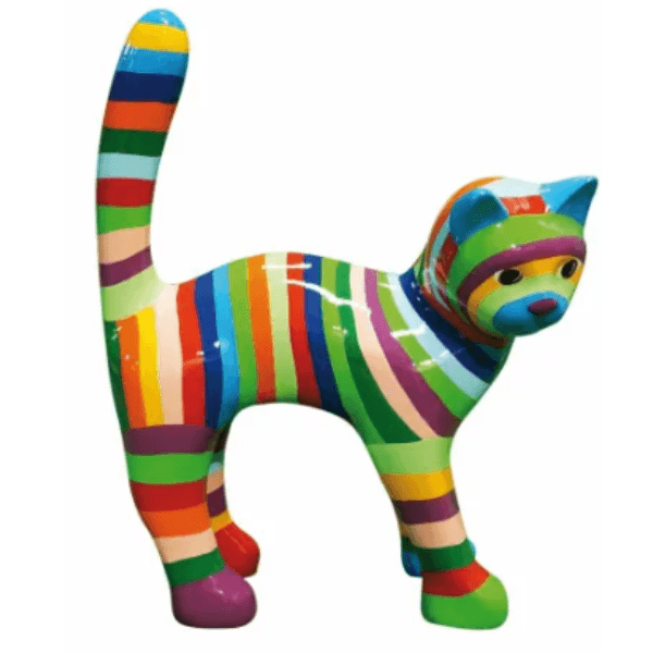 Resine Sculpture Chat 45CM Berlingot VERNAL - S&C