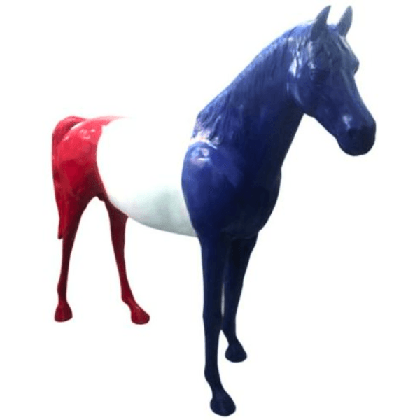 Resine Sculpture Cheval 210CM Multicolore ZOLIEN - S&C