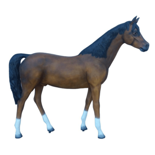 Resine Sculpture Cheval 210CM Naturel KALINA - S&C