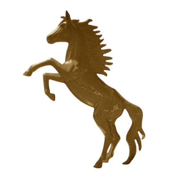 Resine Sculpture Cheval 305CM Marron JOLAN - S&C