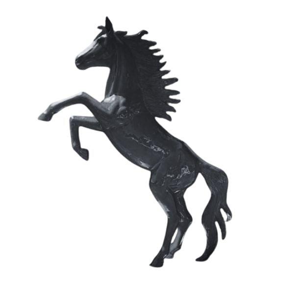 Resine Sculpture Cheval 305cm Noir BRISSA - S&C