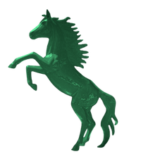 Statue Cheval Animaux Resine - 305cm - Vert - ANIMAUX-RESINE.FR