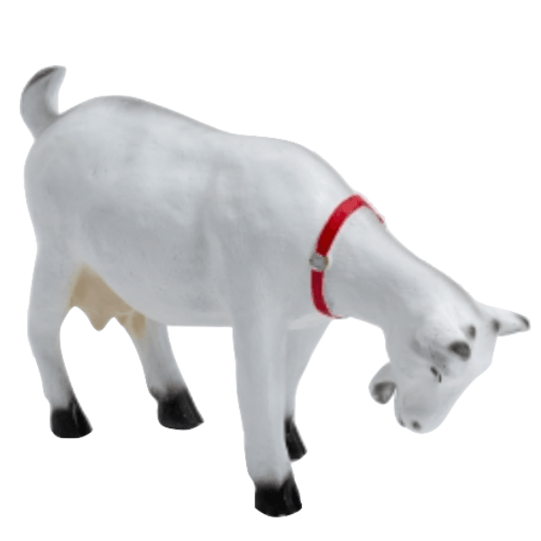 Resine Sculpture Chevre 95CM Blanc MATIS - S&C