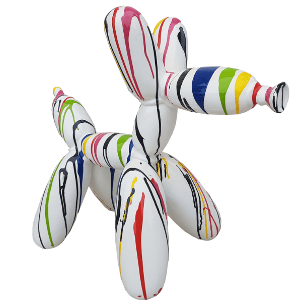 Resine Sculpture Chien 120CM Multicolore MANIVELLE - S&C