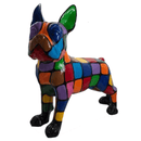Statue Chien Bouledogue Francais Animaux Resine - 180cm - Dragibus - ANIMAUX-RESINE.FR