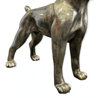 Statue Chien Boxer Animaux Resine - 110cm - Bronze - ANIMAUX-RESINE.FR