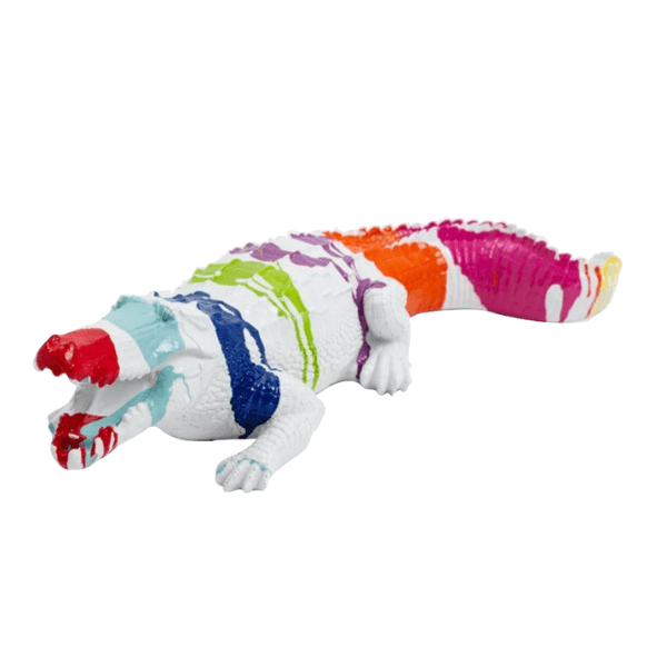 Resine Sculpture Crocodile 40CM Multicolore JURAL - S&C