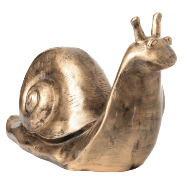 Resine Sculpture Escargot 100cm Bronze AELIN - S&C