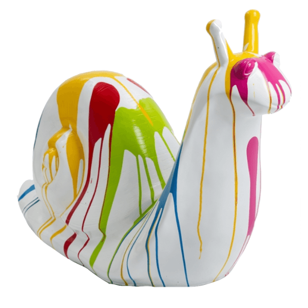 Resine Sculpture Escargot 100CM Multicolore JOLYNE - S&C