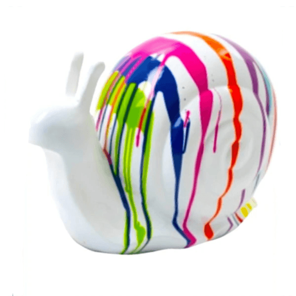 Resine Sculpture Escargot 50cm Multi Couleur ELYAN - S&C