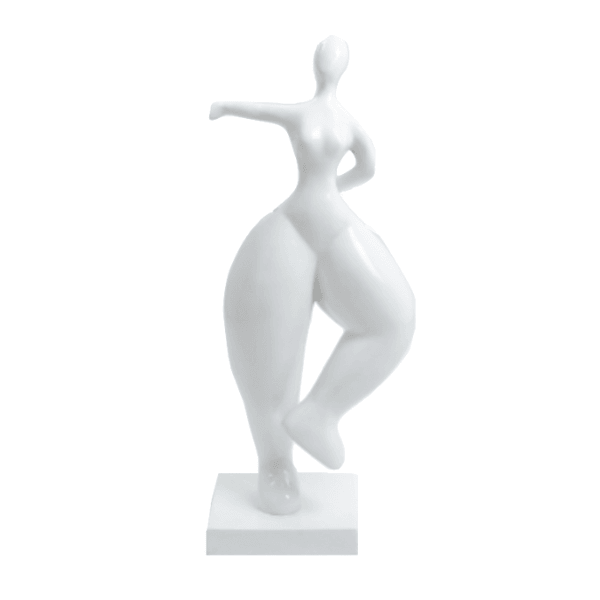 Resine Sculpture Femme Nana 135CM Blanc ALTHA - S&C